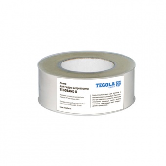 Лента герметизирующая кровельная для гидро-ветрозащиты Tegola TEGOBAND D, рулон 0,05х25м (90014276)